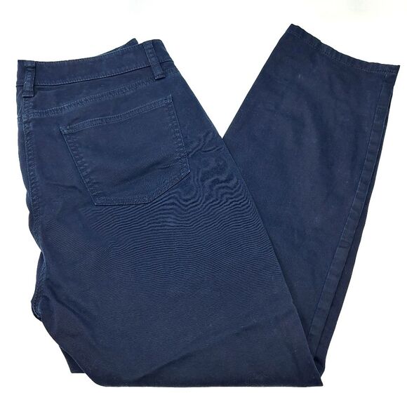 Talbots Petite Curvy Mid-Rise Lightweight Denim Jeans Dark Wash Sz 8P - Picture 3 of 14